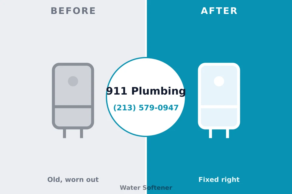 Before and after: plumbing company Ellisville, MO